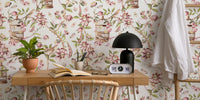 Enchanted Garden Birds Chinoiserie Mural by HappyWall