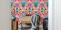 Art Deco Cocktail Party Wallpaper Mural by HappyWall