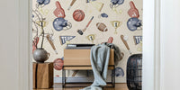 American Sports Mural by HappyWall