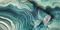 Sapphire Agate Mural by HappyWall