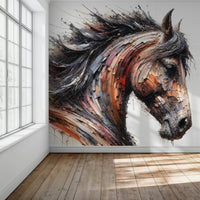 Powerful Horse Mural by HappyWall