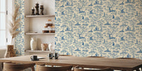 Enchanted Forest Cat Mural by HappyWall