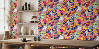 70s Roller Disco Mural by HappyWall