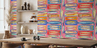 Vintage Fish Market Mural by HappyWall