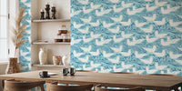 CFA Voysey The Sea Gulls Mural by HappyWall