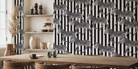 Zebra Walk Mural by HappyWall