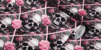 Skulls And Roses Gothic Romance Elegance Pattern Mural by HappyWall