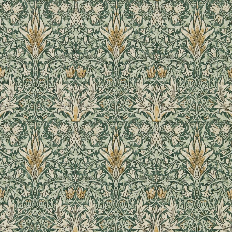 Snakeshead Wallpaper by Morris & Co.