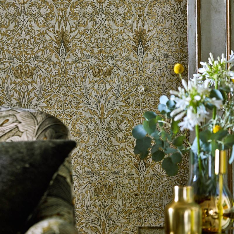 Snakeshead Wallpaper by Morris & Co.