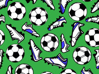 Soccer Cleats and Balls Mural by HappyWall