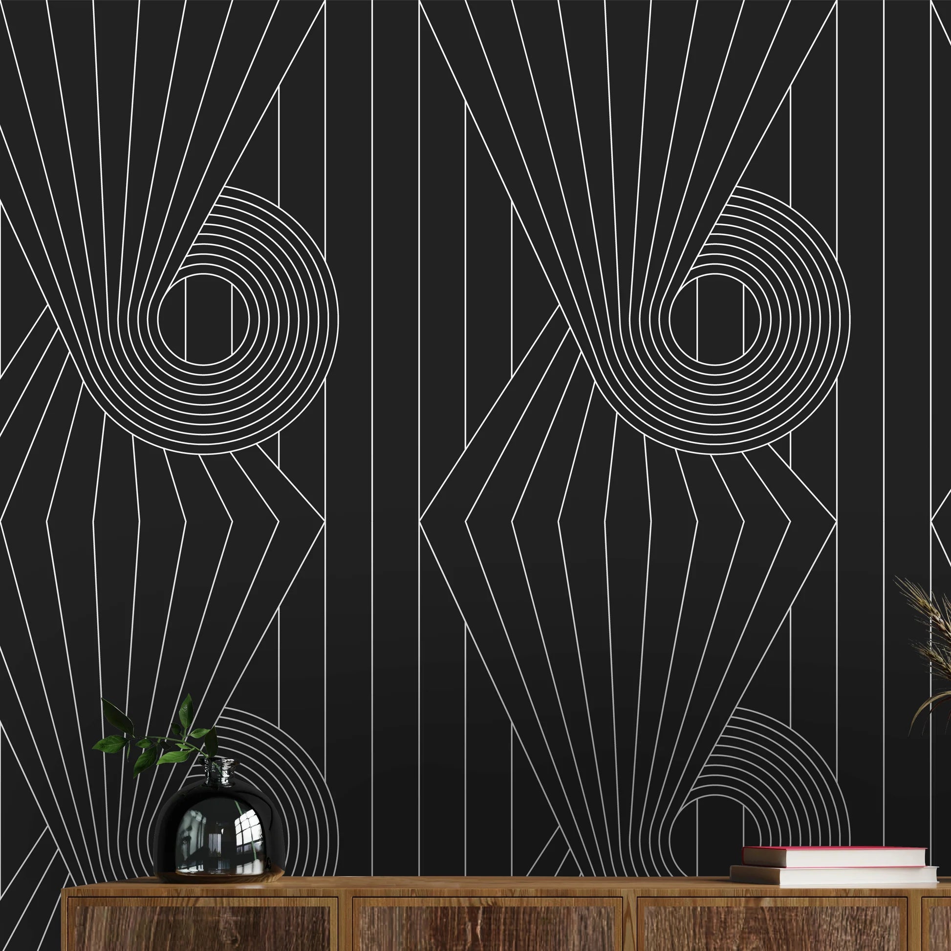 Spiral Wallpaper by Erica Wakerly