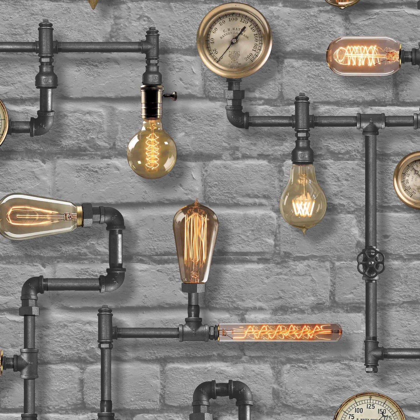 Steampunk Wallpaper by Woodchip & Magnolia