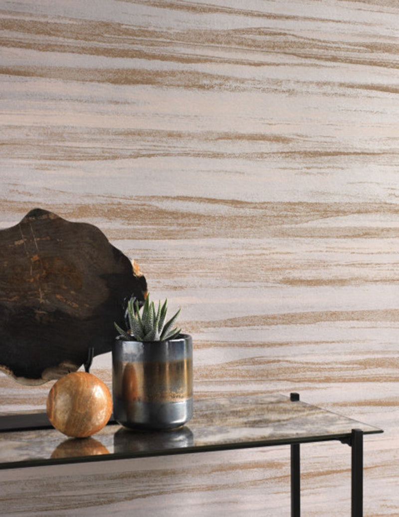 Encyclopedia2 Stratum Stripe Wallpaper by Casadeco