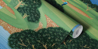 Sunday Golf Mural by HappyWall