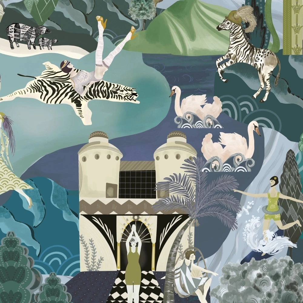 The Art Deco Hills Wallpaper by Brand McKenzie