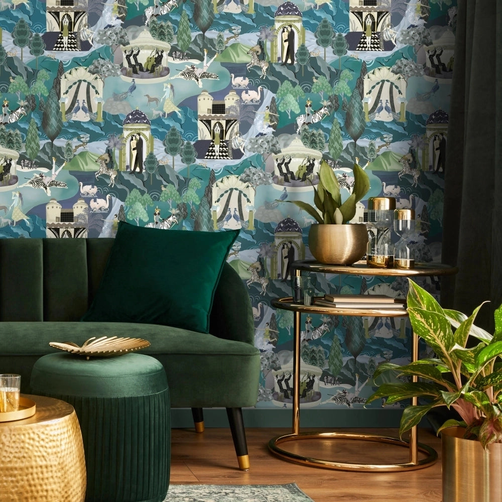 The Art Deco Hills Wallpaper by Brand McKenzie