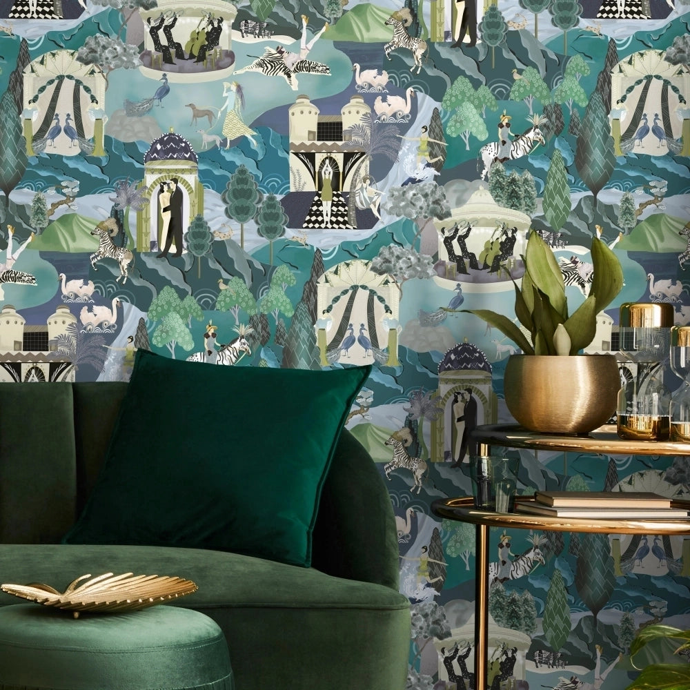 The Art Deco Hills Wallpaper by Brand McKenzie