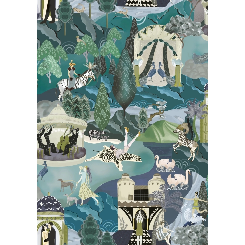 The Art Deco Hills Wallpaper by Brand McKenzie