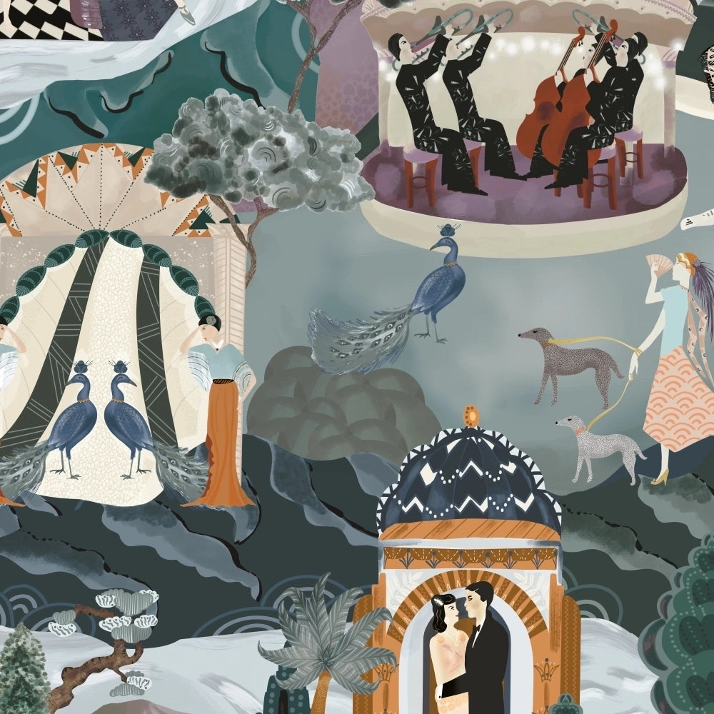 The Art Deco Hills Wallpaper by Brand McKenzie