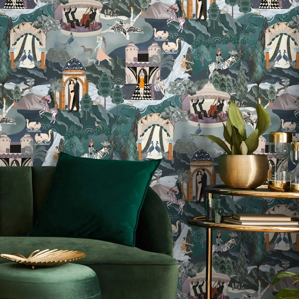 The Art Deco Hills Wallpaper by Brand McKenzie