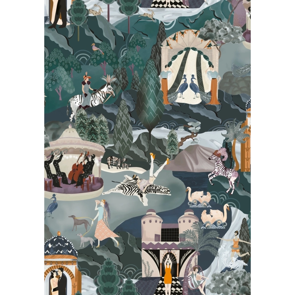The Art Deco Hills Wallpaper by Brand McKenzie
