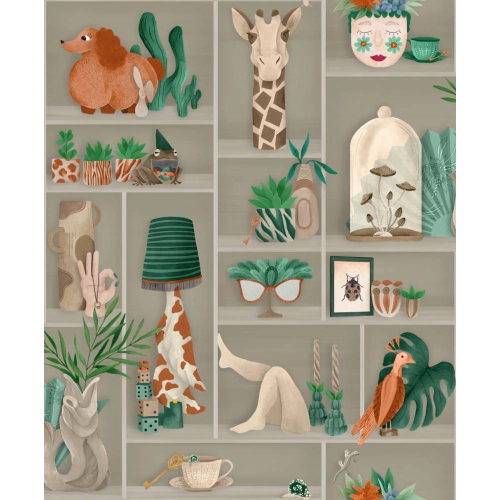 The Cabinet Wallpaper by Brand McKenzie