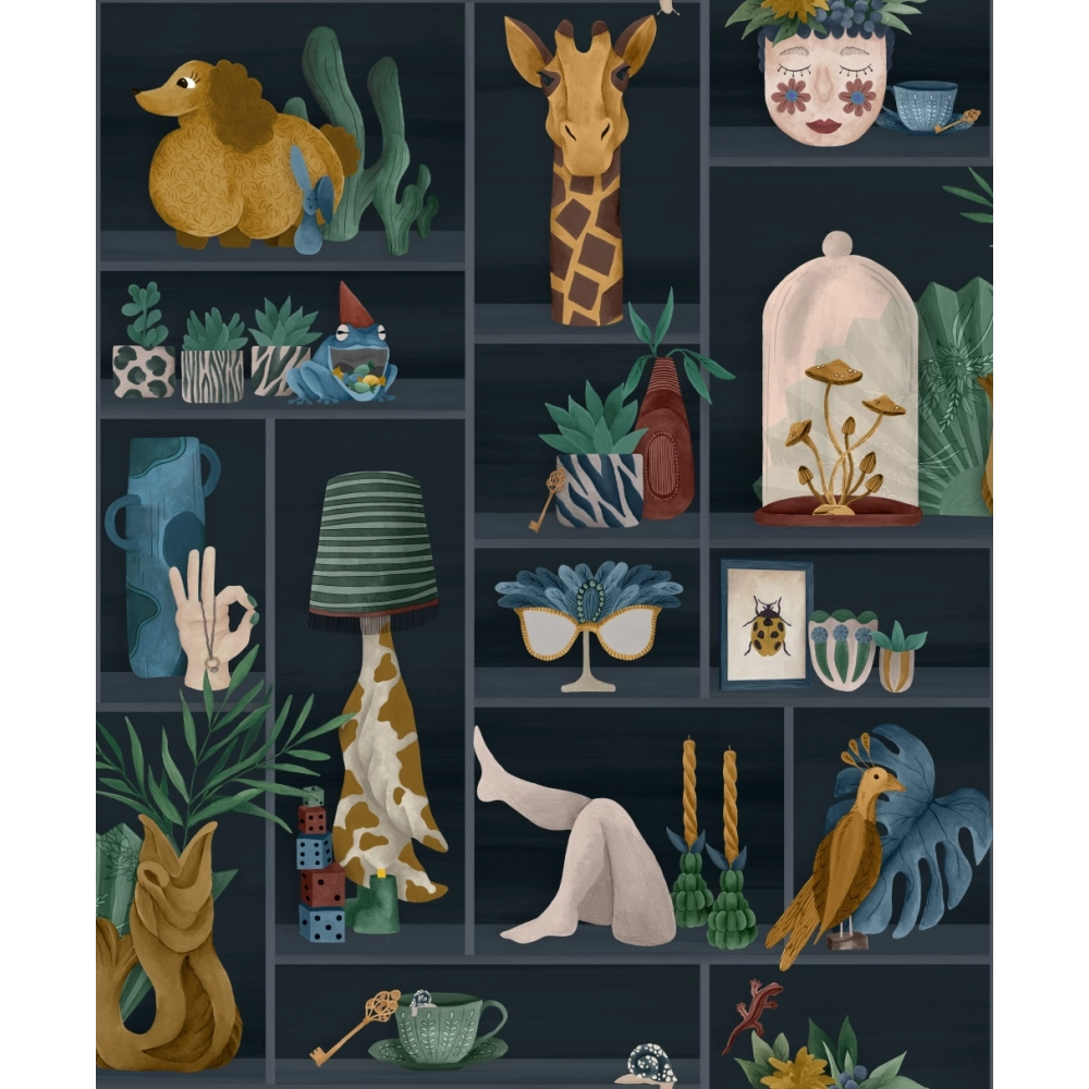 The Cabinet Wallpaper by Brand McKenzie