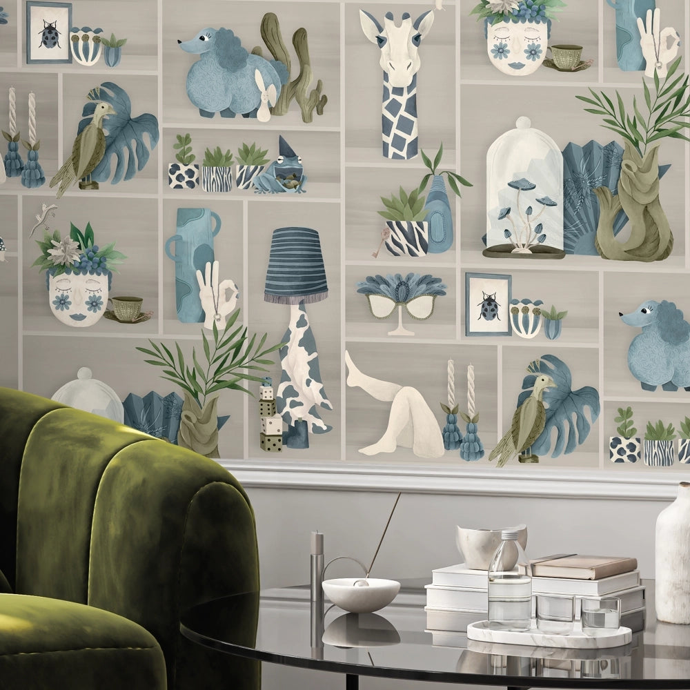 The Cabinet Wallpaper by Brand McKenzie