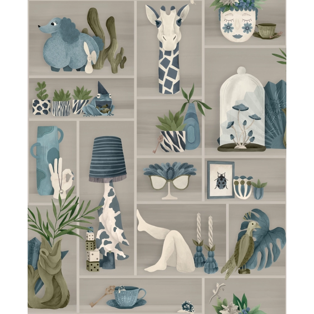 The Cabinet Wallpaper by Brand McKenzie