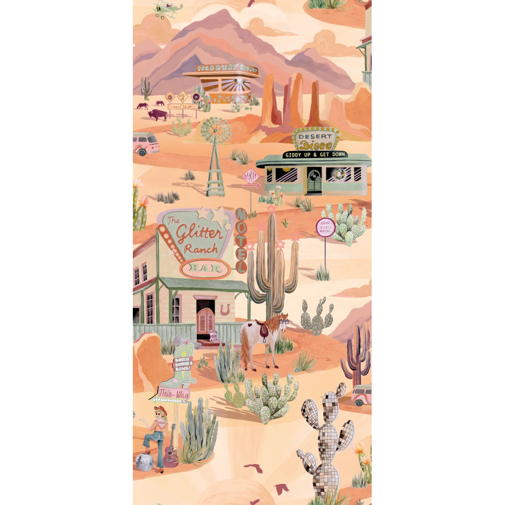 The Glitter Ranch Wallpaper by Brand McKenzie