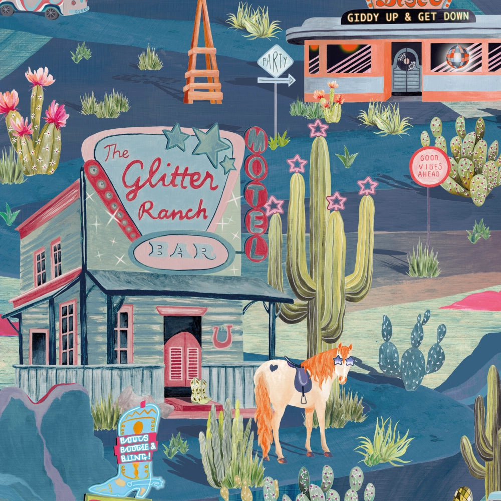The Glitter Ranch Wallpaper by Brand McKenzie