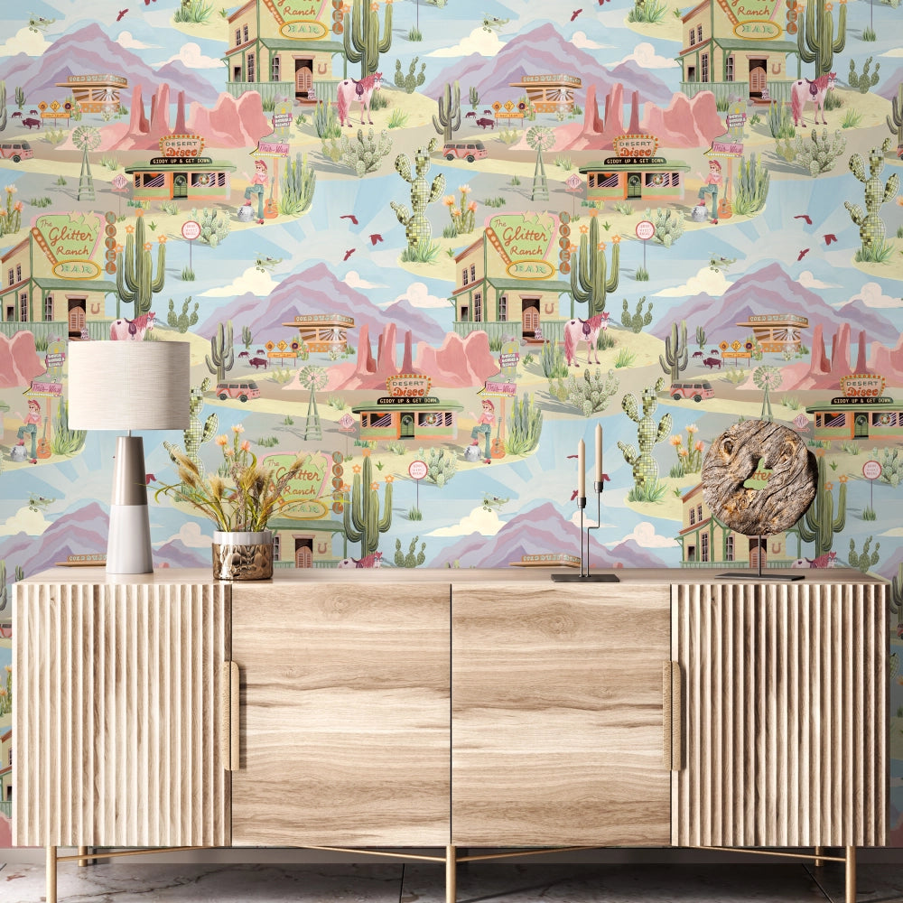 The Glitter Ranch Wallpaper by Brand McKenzie