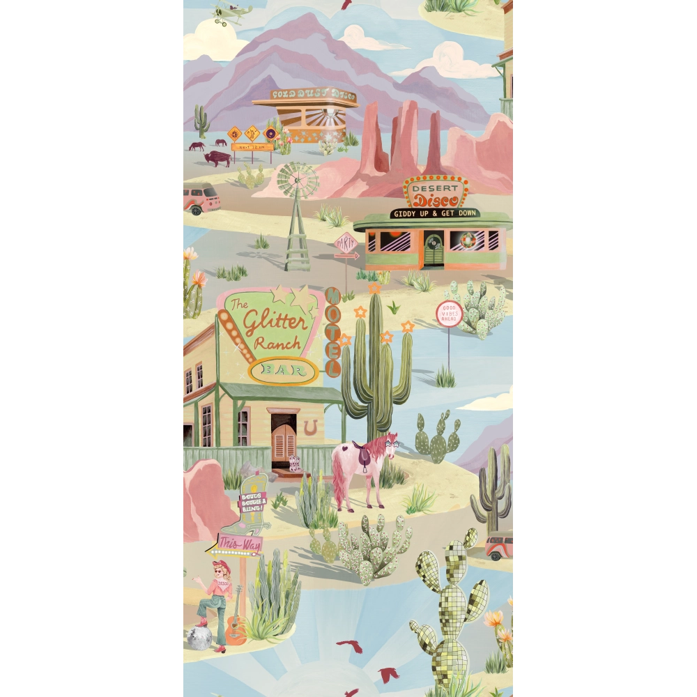 The Glitter Ranch Wallpaper by Brand McKenzie