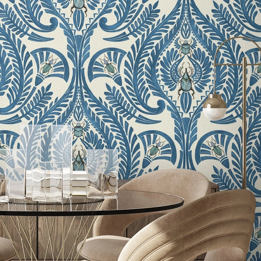 The Great Damask Wallpaper by Brand McKenzie