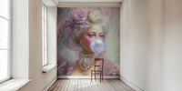 Marie Antoinette Bubble- Gum Mural by Happy Wall