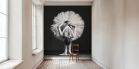 Ballerina at Class Mural by HappyWall