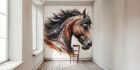 Powerful Horse Mural by HappyWall