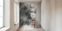 Marie Antoinette Bubble- Gum Mural by Happy Wall