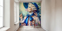 Rococo Revival Pompadour Mural by HappyWall