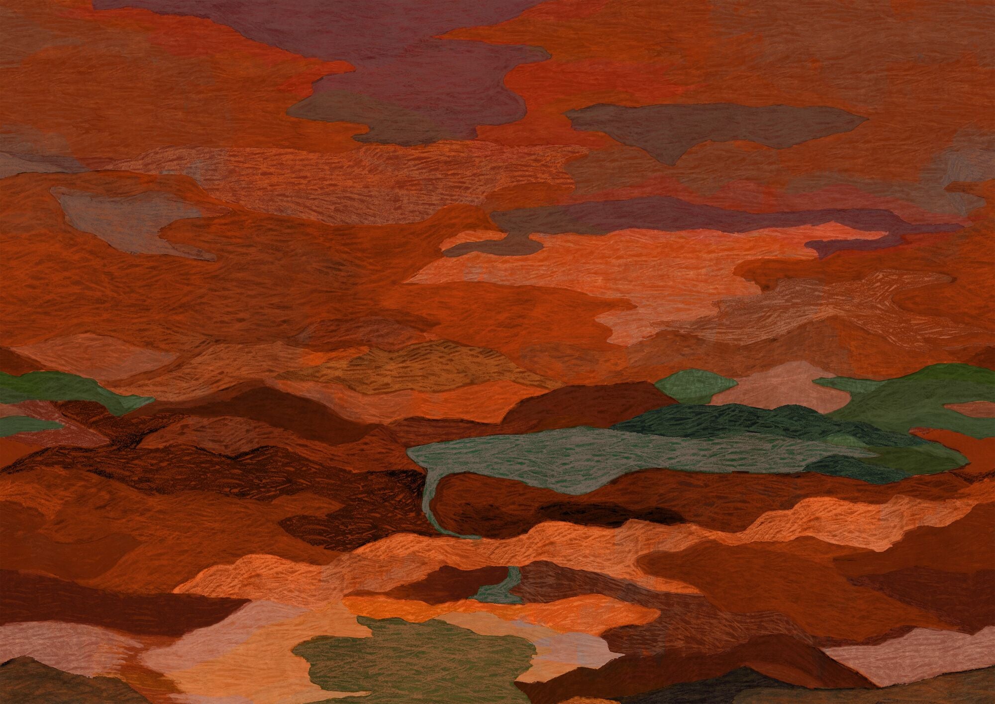 Wadi Wallpaper by Fischbacher 1819