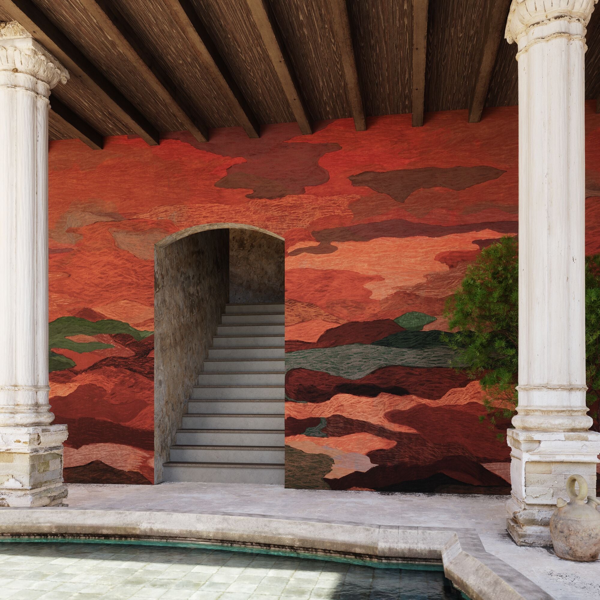 Wadi Wallpaper by Fischbacher 1819