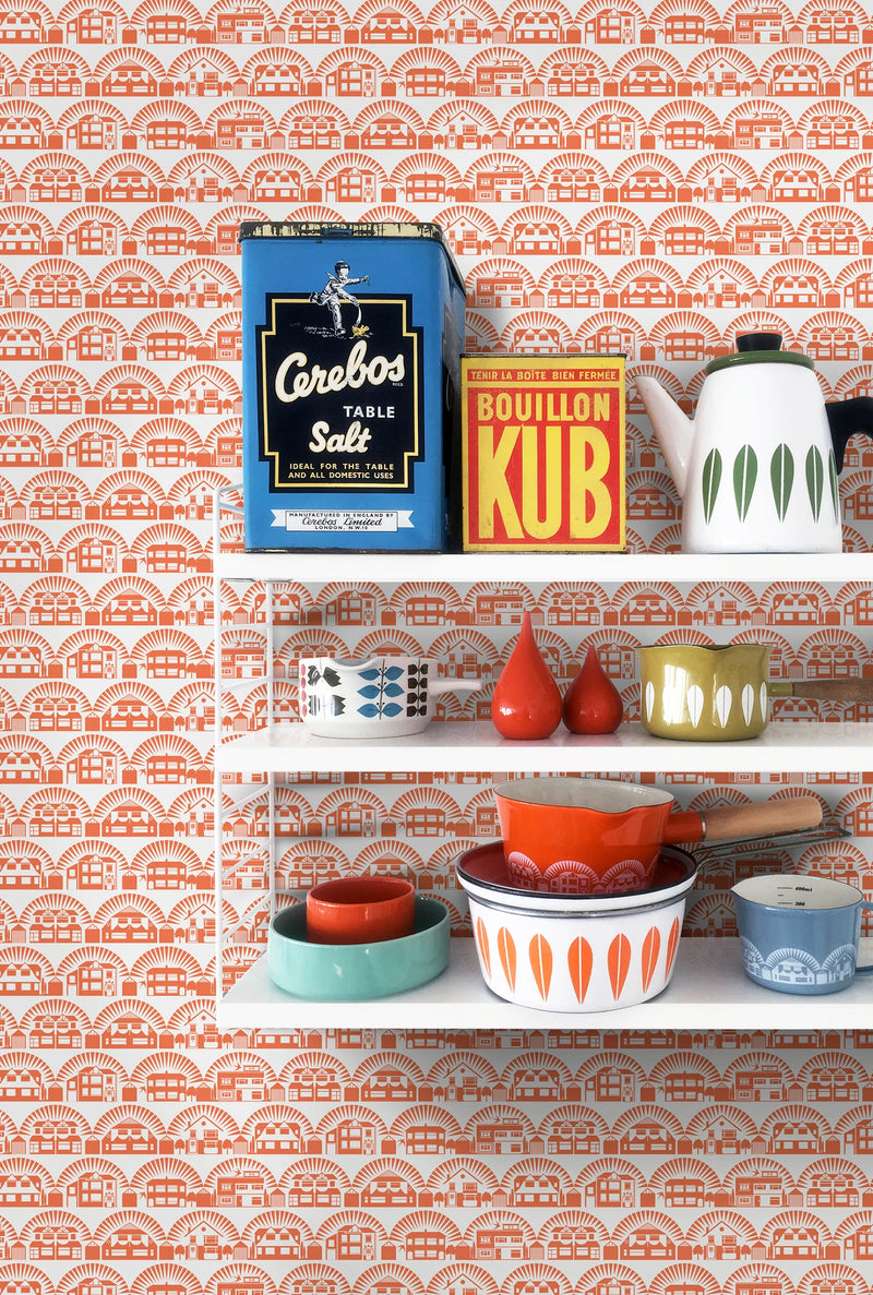 Metroland Wallpaper by Mini Moderns