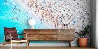 San Sebastian Beach Mural by HappyWall