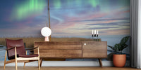 Northern Lights in Scandinavia Mural by HappyWall