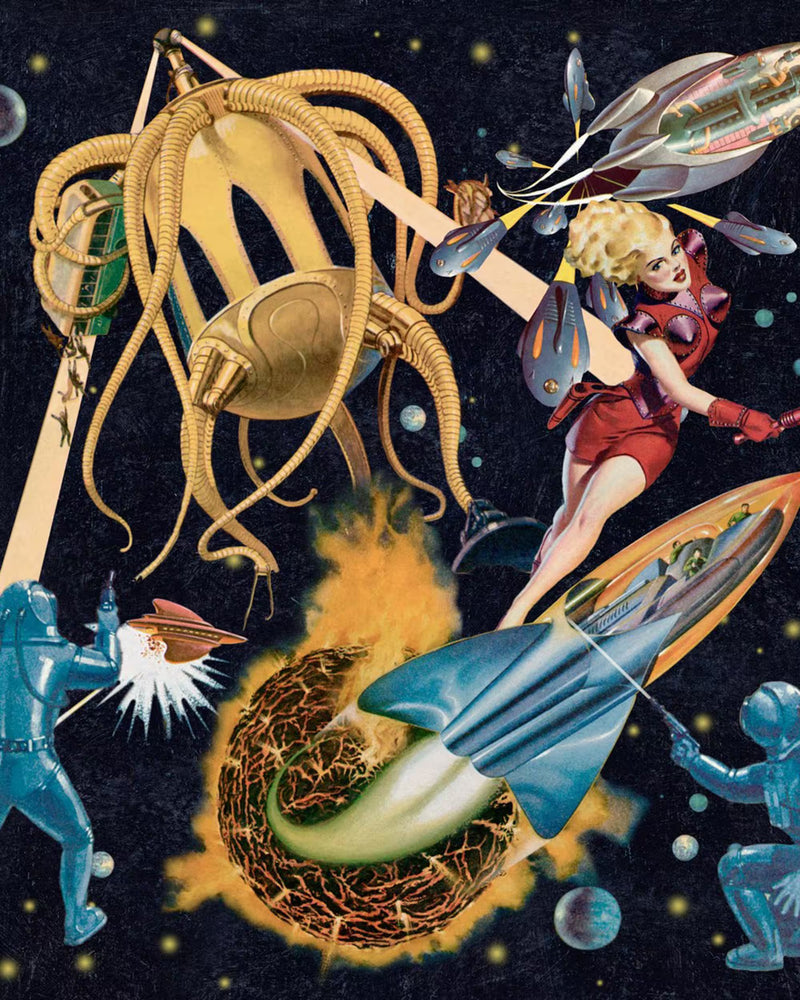 Sci-Fi Pulp Wallpaper by Mind The Gap