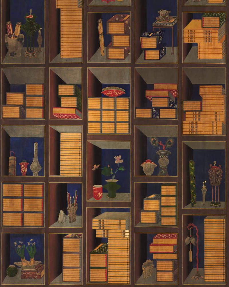 Korean Library Wallpaper by Mind the Gap